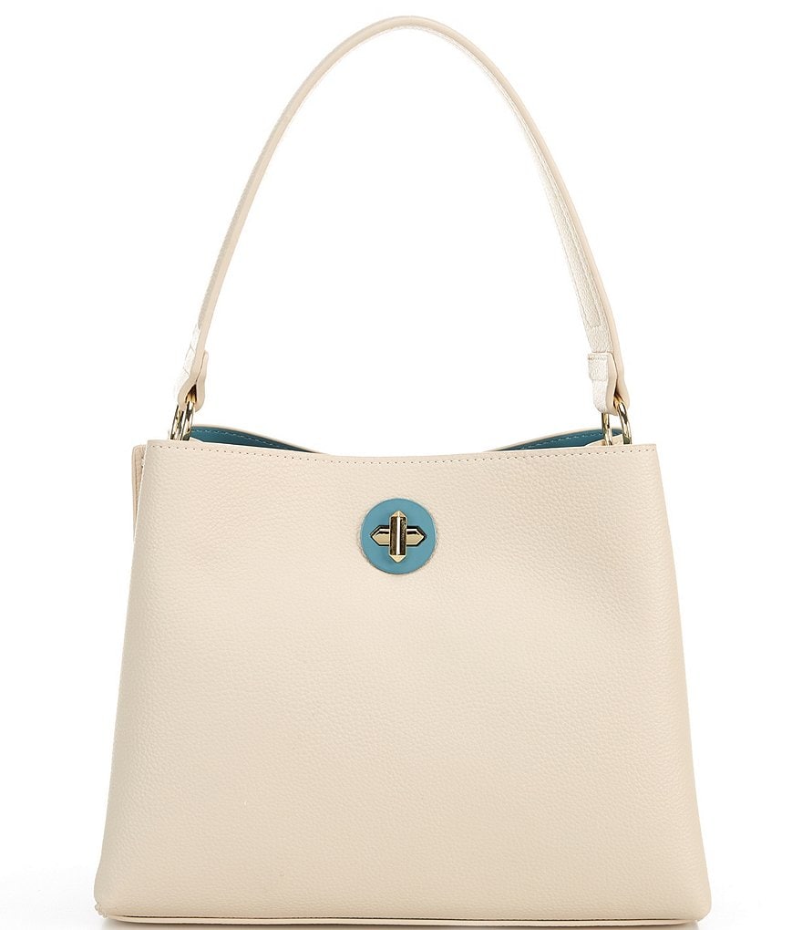 Dooney & Bourke Signature Hydrangea Monogram Collection Floral Hobo Bag