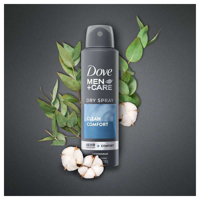 Dove Men+Care Clean Comfort 48-Hour Antiperspirant & Deodorant Dry Spray - 3.8oz