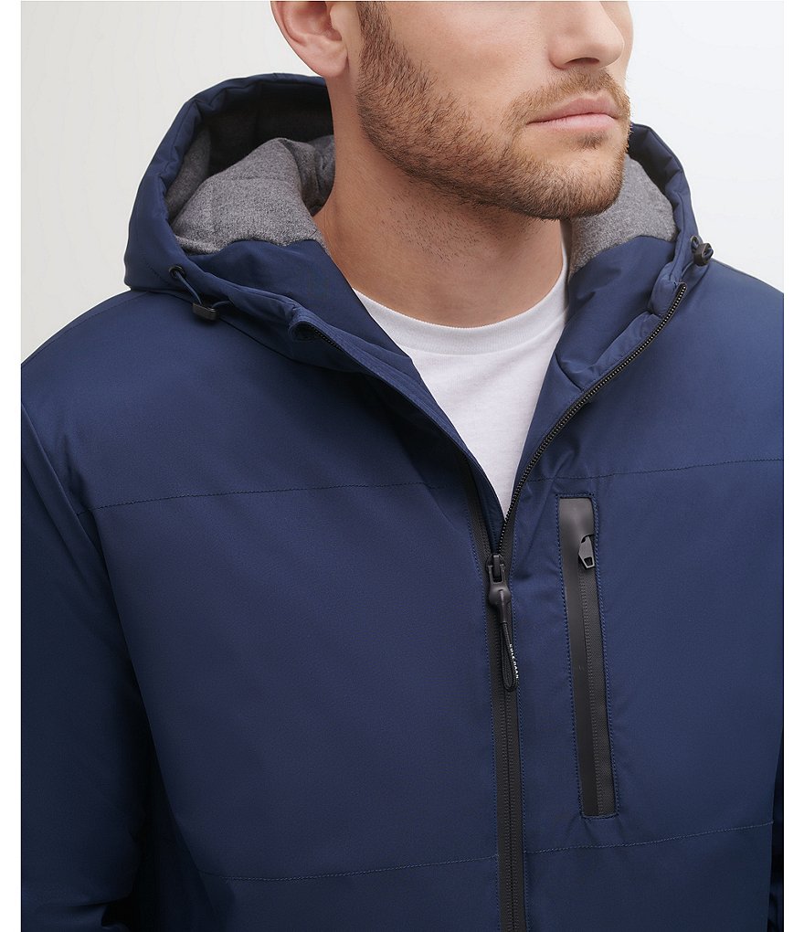 Cole Haan Long-Sleeve Hooded Windbreaker Jacket