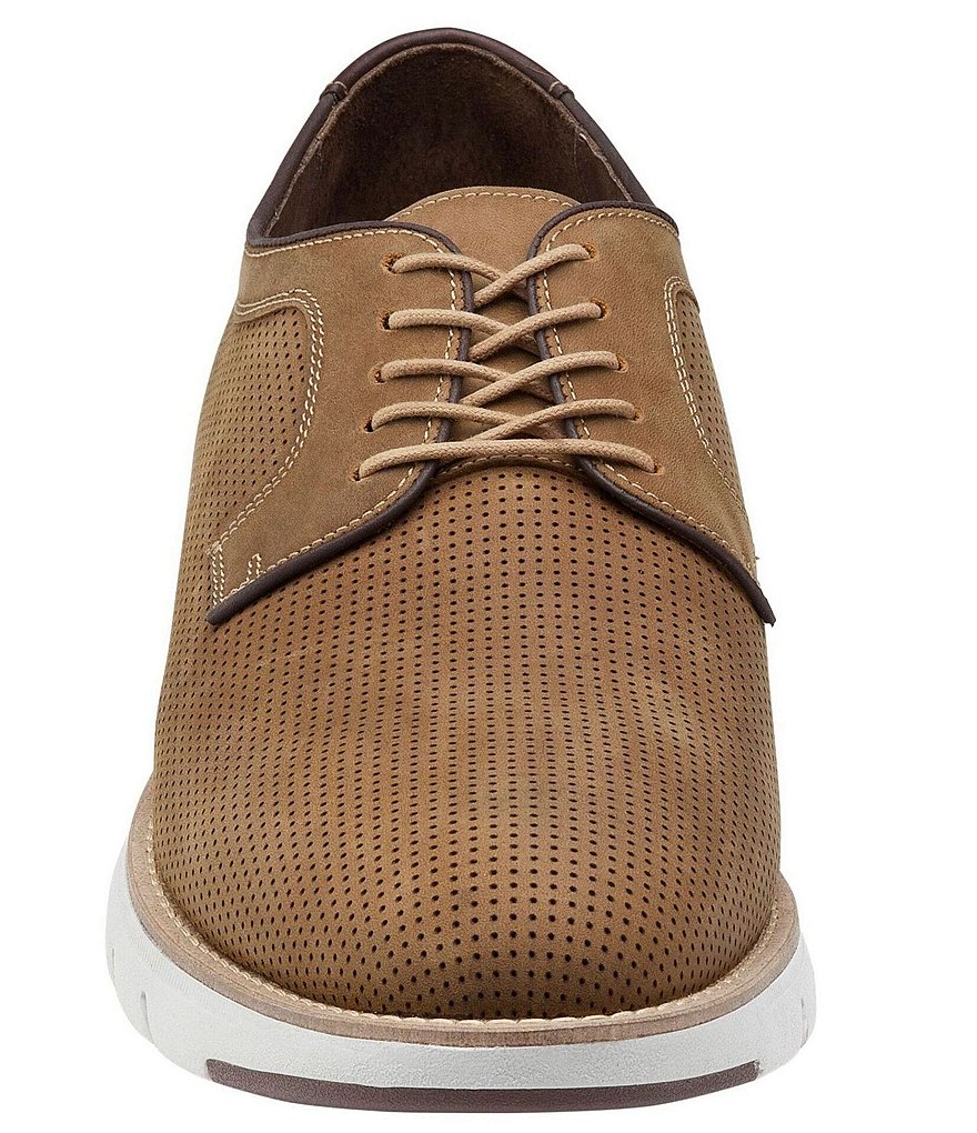 Johnston & Murphy Collection Men's Vaughn Perforated Plain Toe Shoes