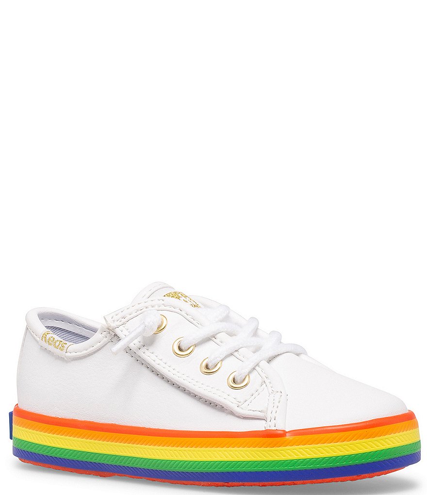 Keds Girl's Kickstart Jr Rainbow Detail Sneakers (Toddler)