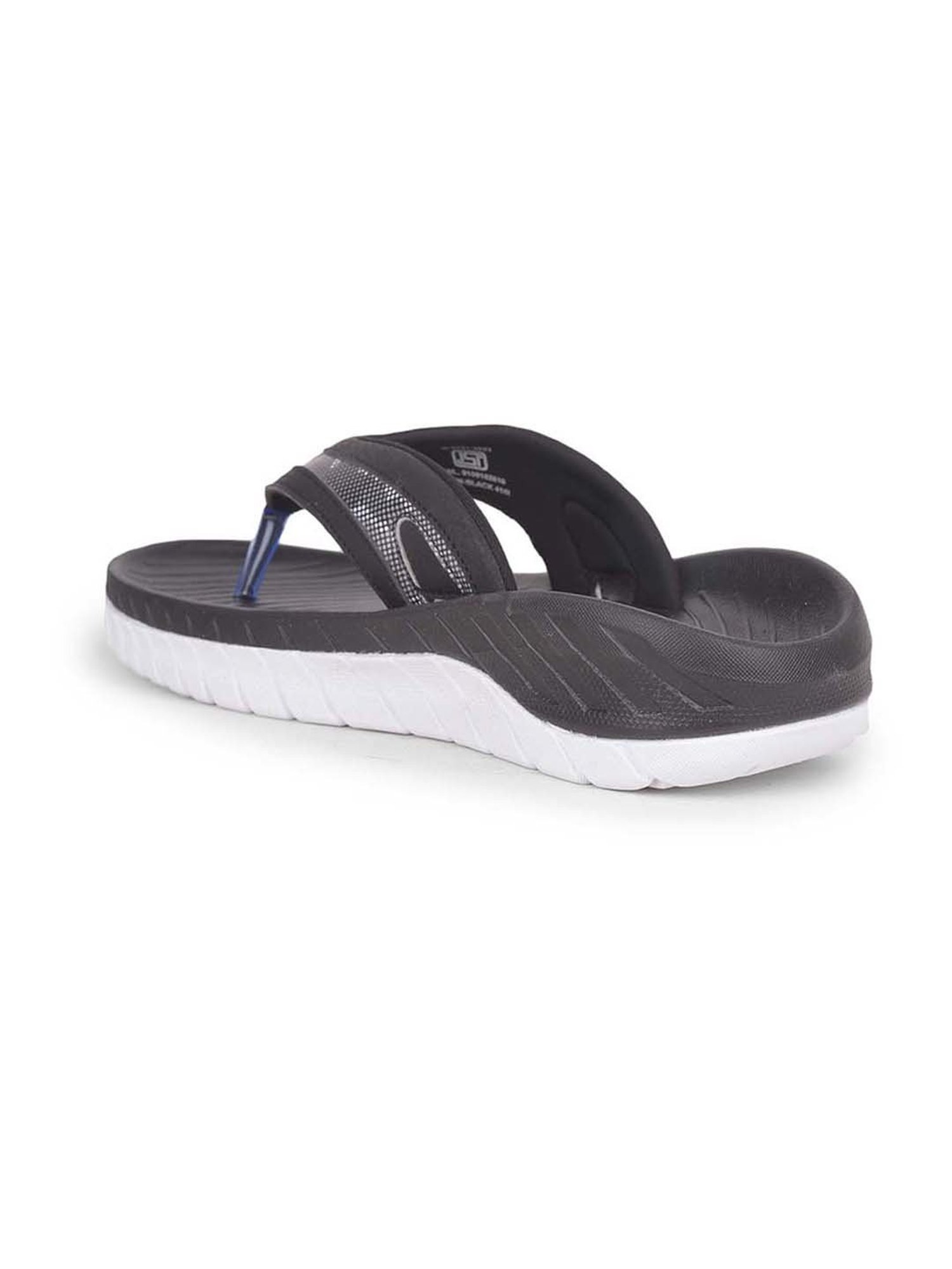 Leap7X by Liberty Men's Black Thong Sandals