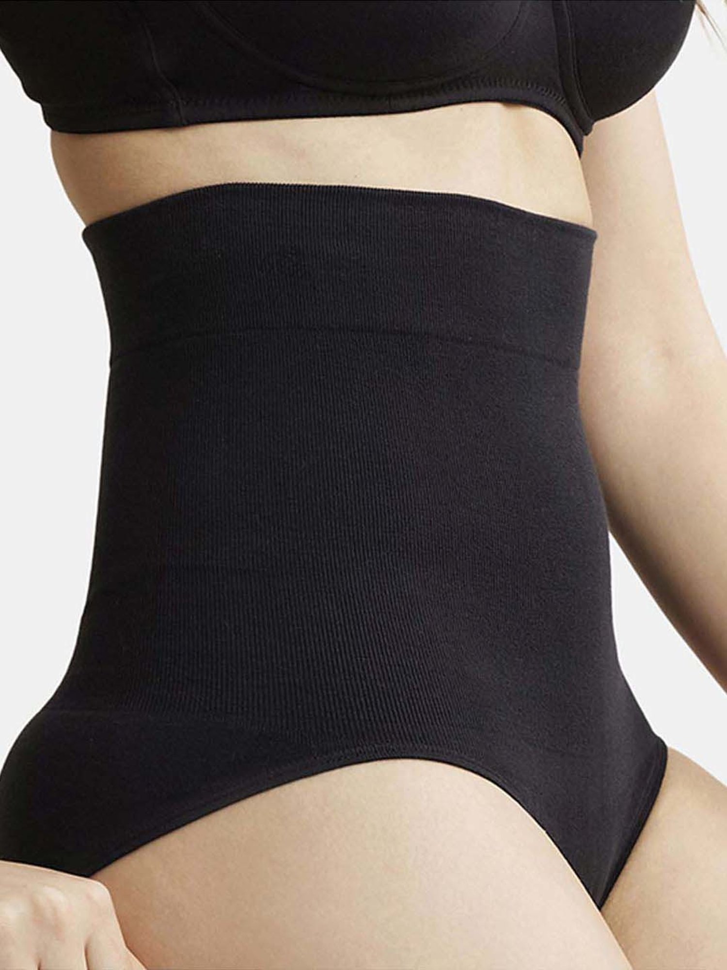 Jockey SH04 Women's High Waist Cotton Rich Elastane Stretch Seamfree Bikini Shapewear