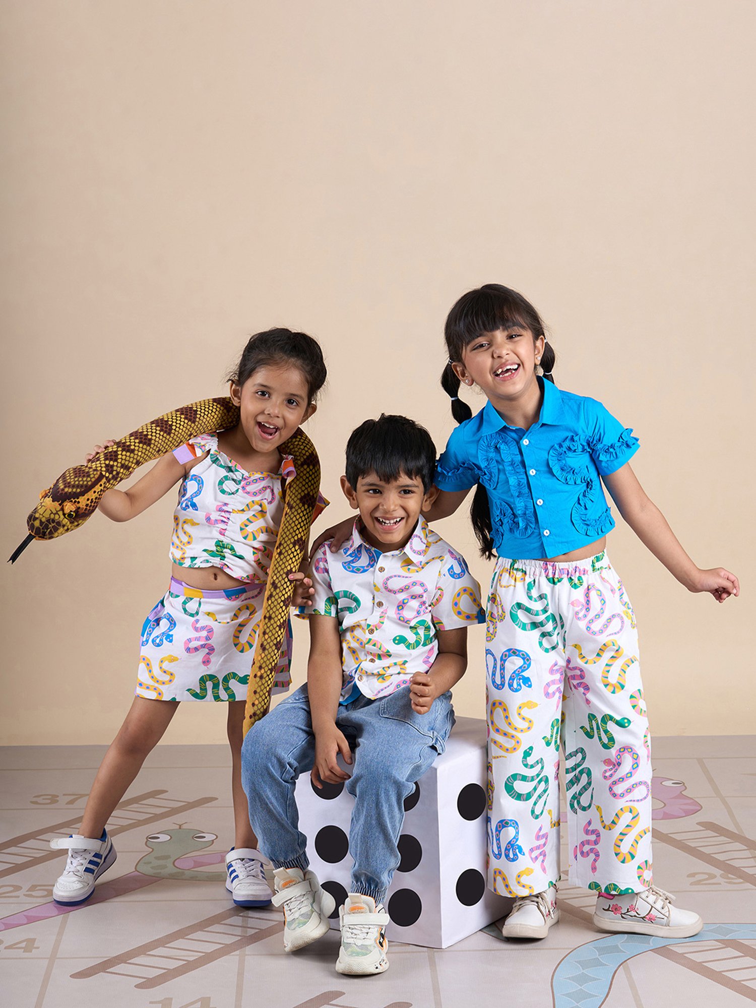 Lil Drama Kids Multicolor Printed Shirt