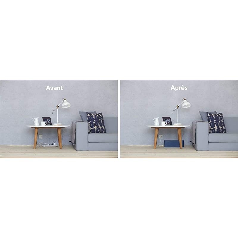 CableBox Cable and Cord Management System - (Moonlight Blue) - Pack of 2