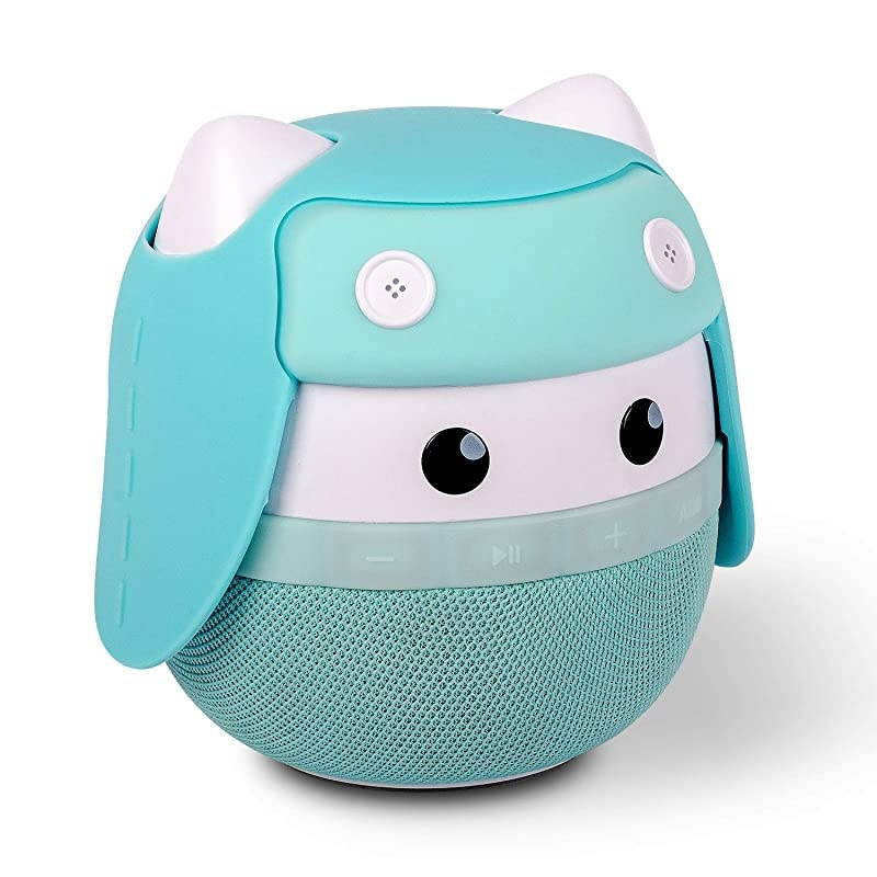 Bluetooth Speaker ASIMOM Rhyme Stereo Pairing Speaker 15H Playing High Definition Sound Cute Wireless Speaker Ideal Gift for Girls and Kids Aqua Blue