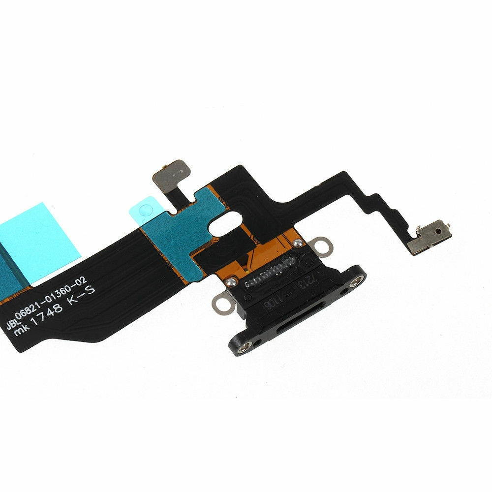 OEM SPEC Black Charging Port Headphone Jack Mic Flex Cable For iPhone X 5.8 USB