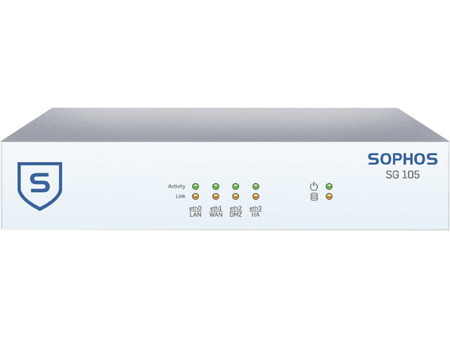 Sophos SB1A3CSUSK SG 105 Rev.2 Firewall with TotalProtect 24x7 3-year License