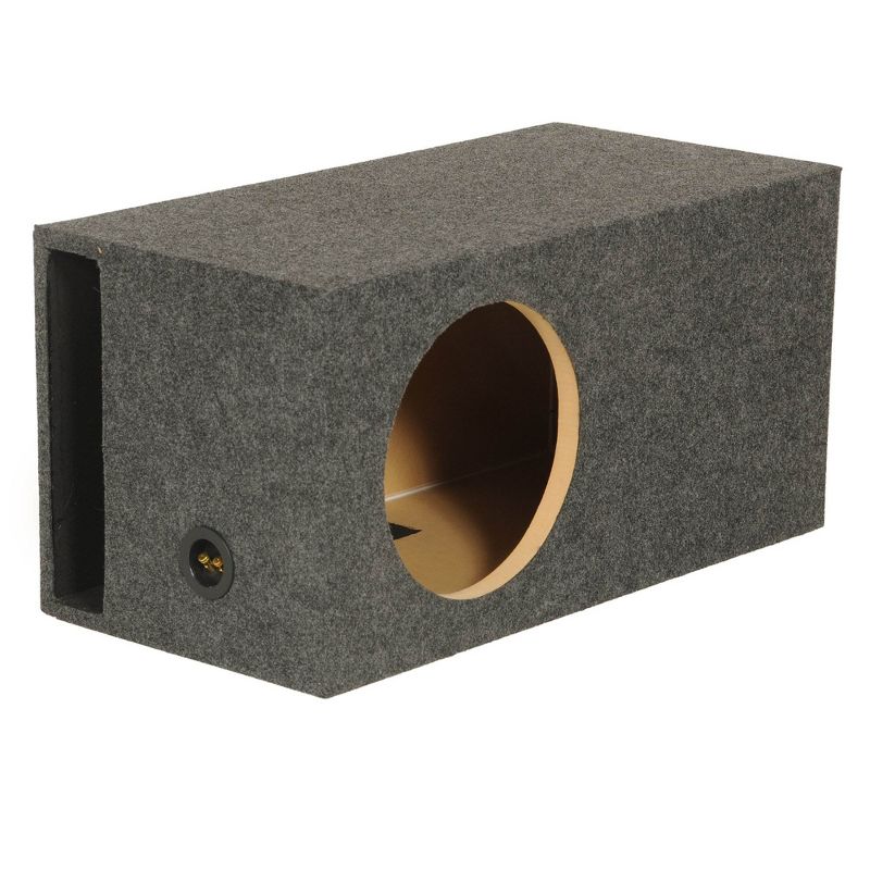 QPower Single 12 Inch SPL XL Heavy-Duty Side Ported Subwoofer Enclosure HD112VL