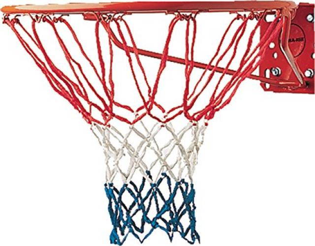Champion 4mm Economy Basketball Net Red/white/blue