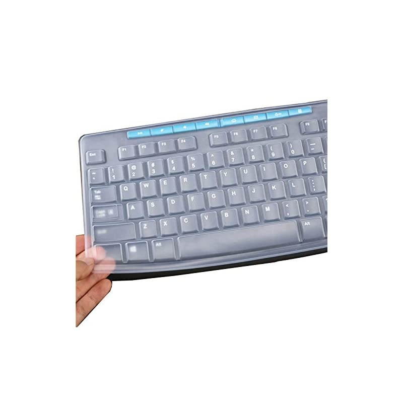 Cover for Logitech MK295 MK270 MK200 & Logitech K270 K200 , Logitech MK270 MK295 Skin Cover - Clear
