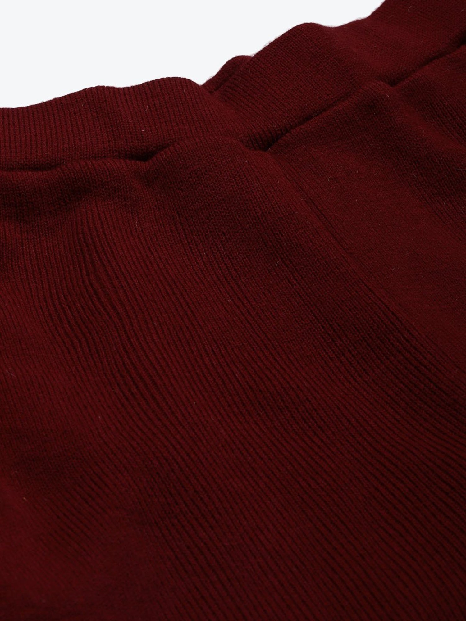 Cayman Maroon Mid Rise Pants