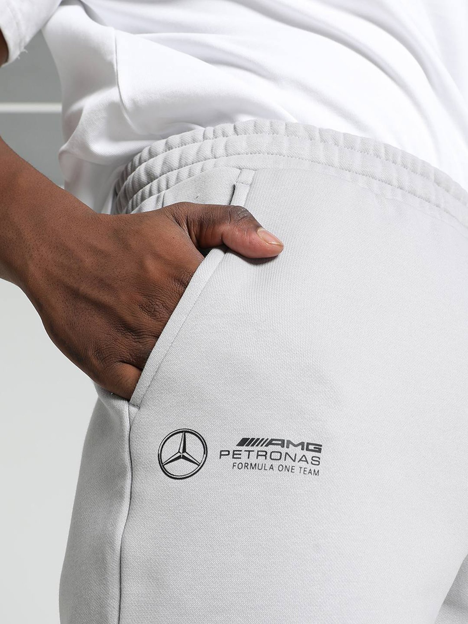 Puma Grey Regular Fit Sports Shorts