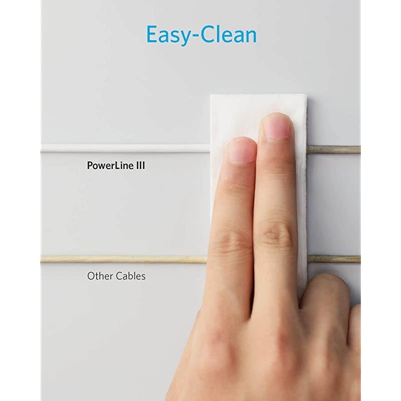 USB C Cable 100W 6ft  Powerline III USB C to USB C Charger Cable 20 Type C Charging Cable for MacBook Pro 2020 iPad Pro 2020 iPad Air 4 Galaxy S20 Plus S9 Pixel Switch LG V20 and More