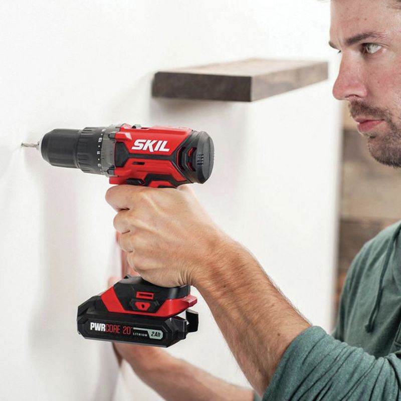 Skil DL527502 20V PWRCore 20 Lithium-Ion Brushless 1/2 in. Cordless Drill Driver Kit (2 Ah)