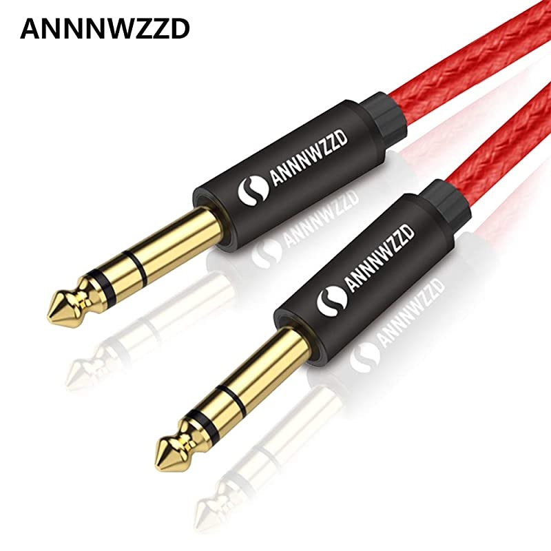 635mm 14 TRS to 635mm 14 TRS Stereo Audio Cable Male to Male 10ft 3M