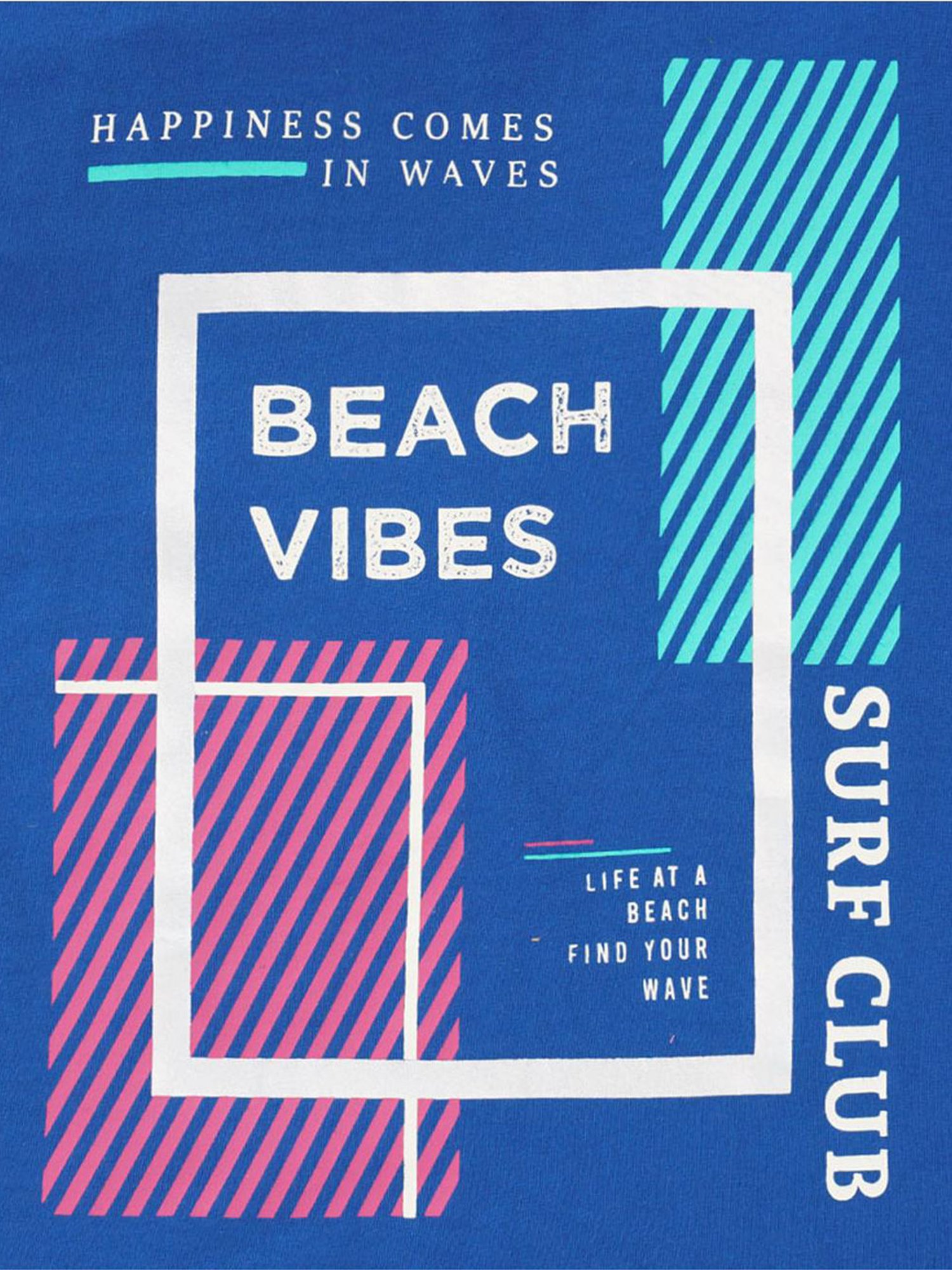 Edheads Kids Blue Cotton Printed T-Shirt