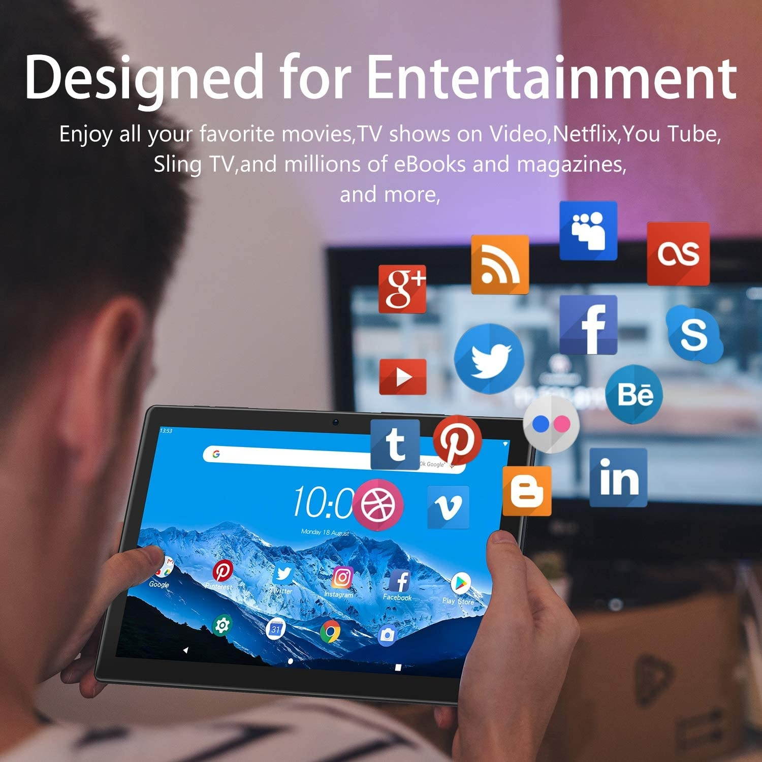 GAOMON PD1561 Pen Display with Tilt-Support Battery-Free 8192 Level Pen 10 Shortcut Keys HD Screen Drawing Tablet with Monitor Stand - 15.6 Inches