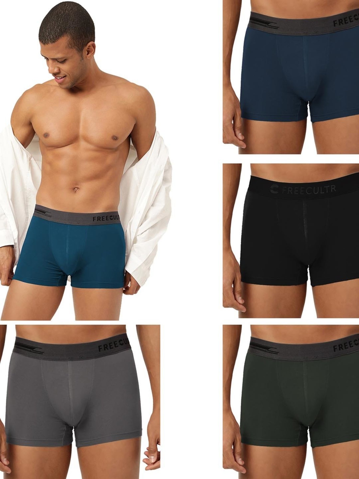 Columbia Charcoal Trunks - Pack of 3