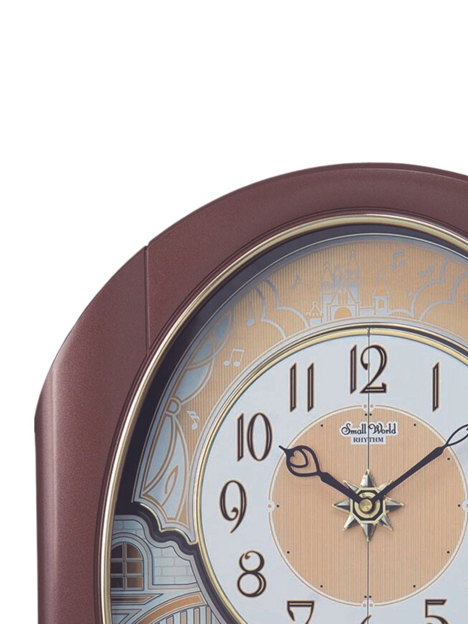 Braun Black Classic Large Analog Wall Clock With Silent Sweep Movement