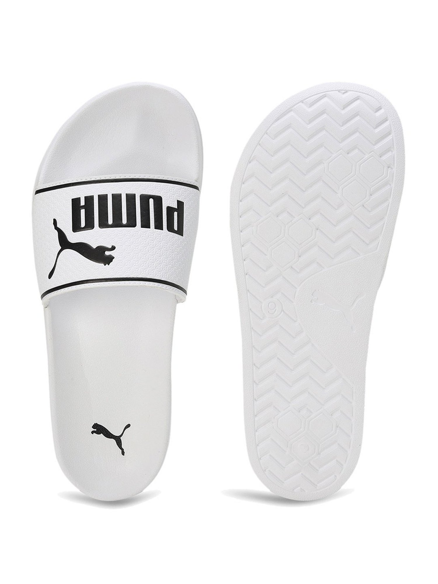 Puma Men's Leadcat 2.0 White Slides