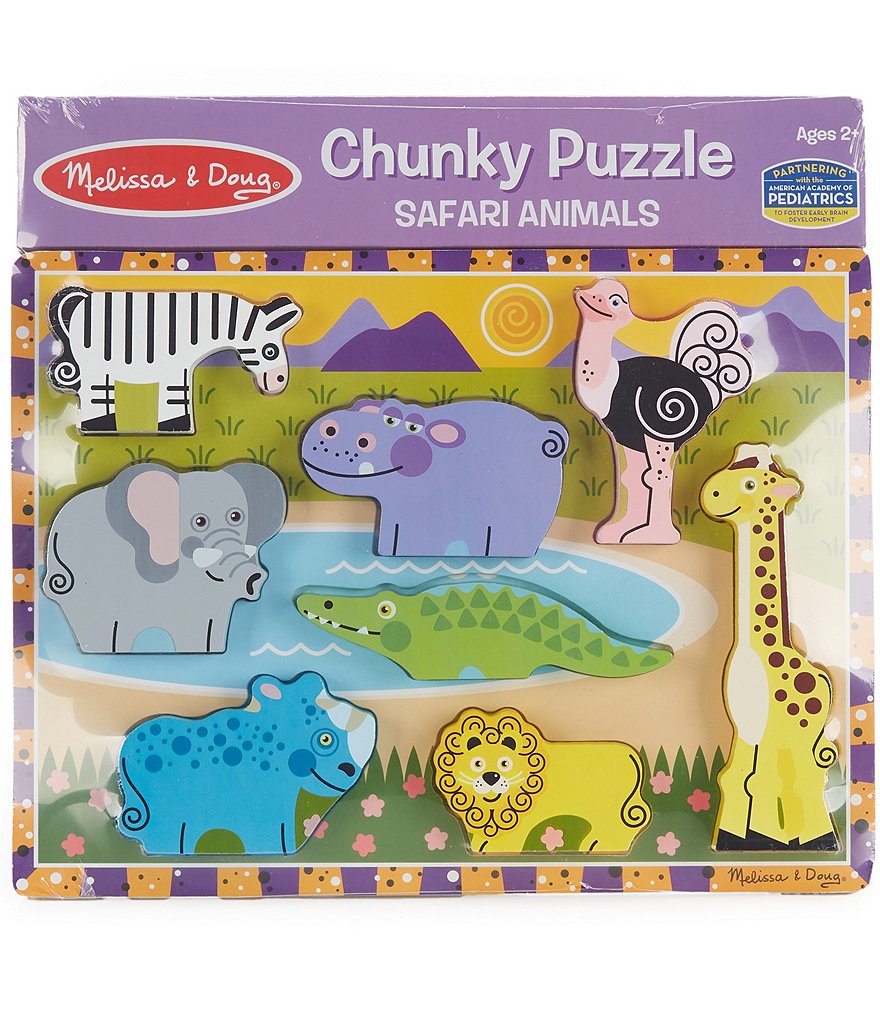 Melissa & Doug Safari Chunky Puzzle