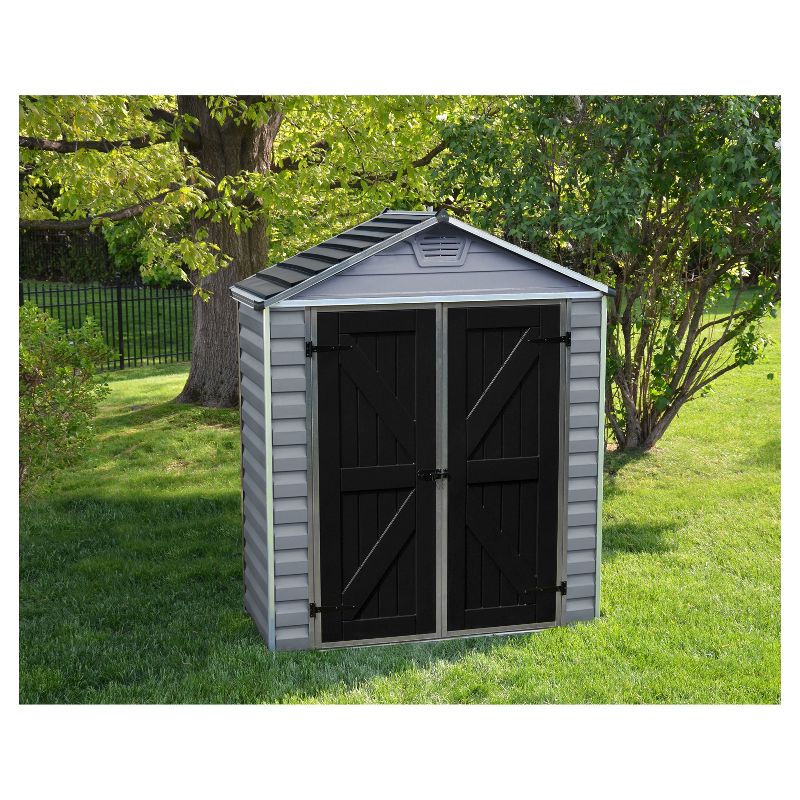 6'x 5.5' Everett Storage Shed Beige - Suncast