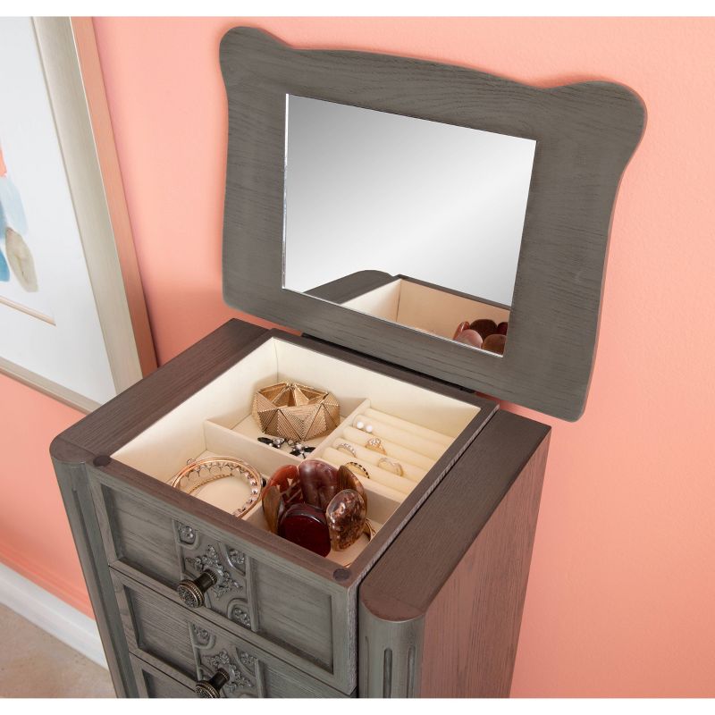 Tallow Jewelry Armoire Gray - Powell Company