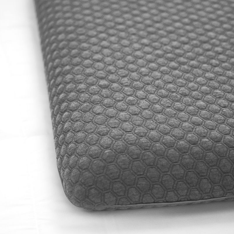 SensorPEDIC Low Profile Stomach Sleeper Bamboo Charcoal Infused Memory Foam Bed Pillow