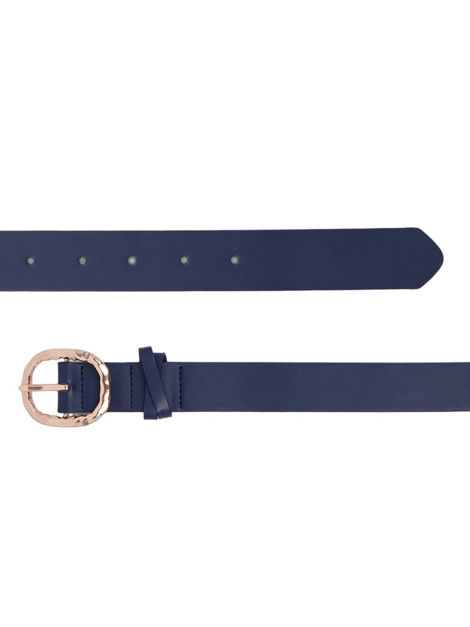 Hidesign Mariko Brown Solid Leather Narrow Belt