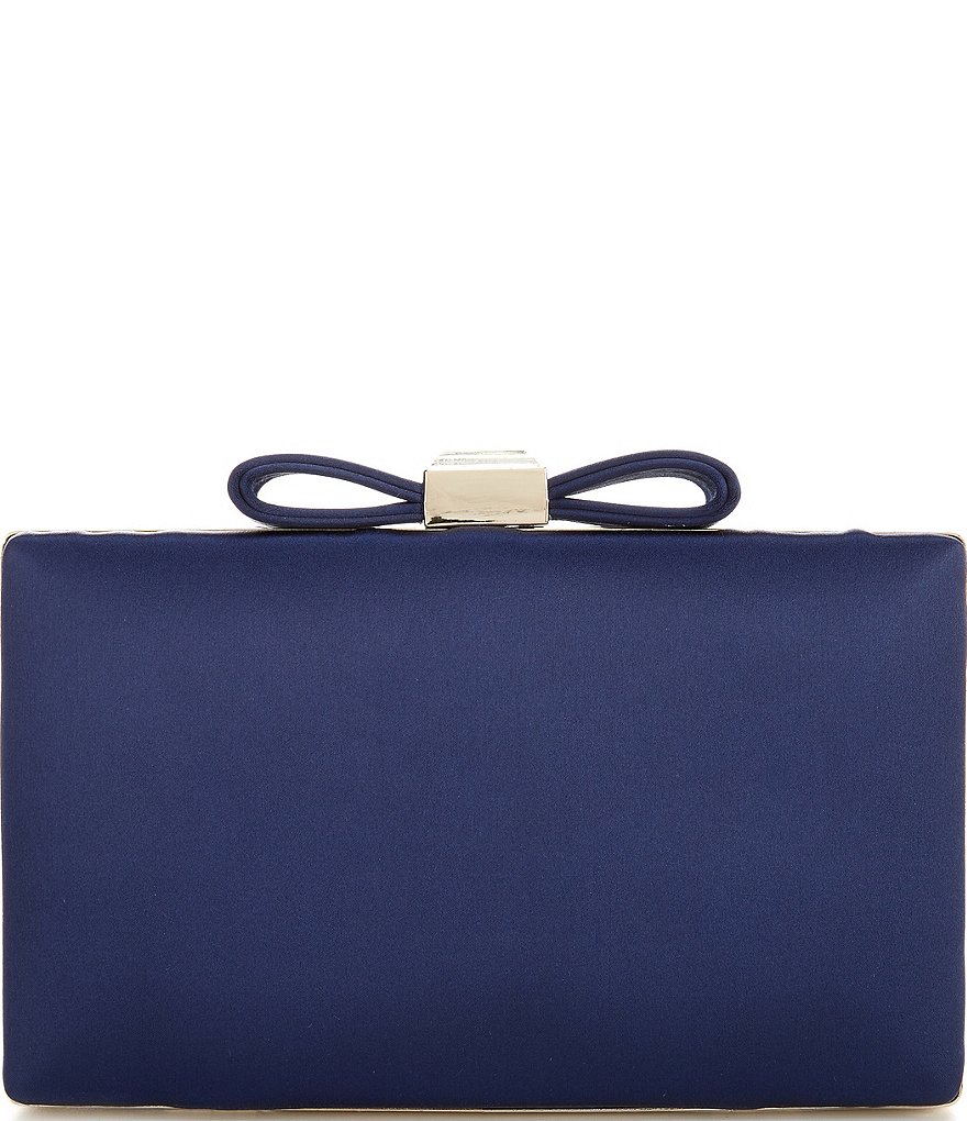 Kate Landry Satin Buckle Clutch Bag