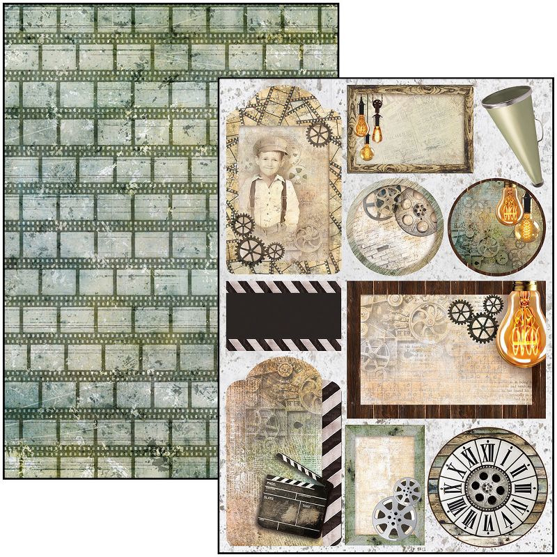 Ciao Bella Double-Sided Creative Pack 90lb A4 9/Pkg-Modern Times, 9 Designs/1 Each