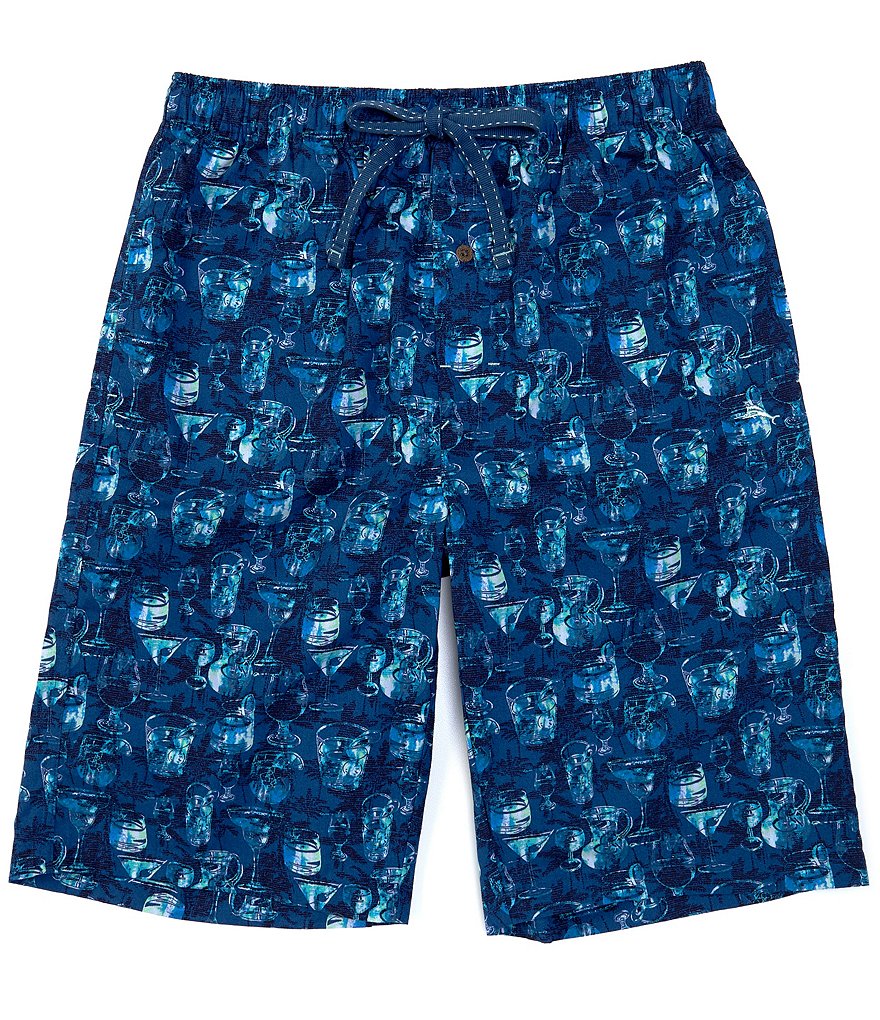 Tommy Bahama Tropical Print Woven Pajama Shorts