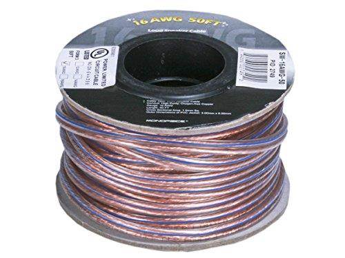 14AWG Speaker Wire  Pro Series 14 AWG Gauge Speaker Wire Cable 500 Feet 1524 Meters Great Use for Home Theater Speakers and Car Speakers White