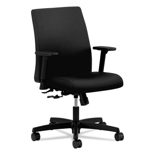 HON Ignition Low-Back Task Chair - Fabric Black Seat - Black Frame - 27.5" Width x 36" Depth x 41" Height  HONIT105CU10