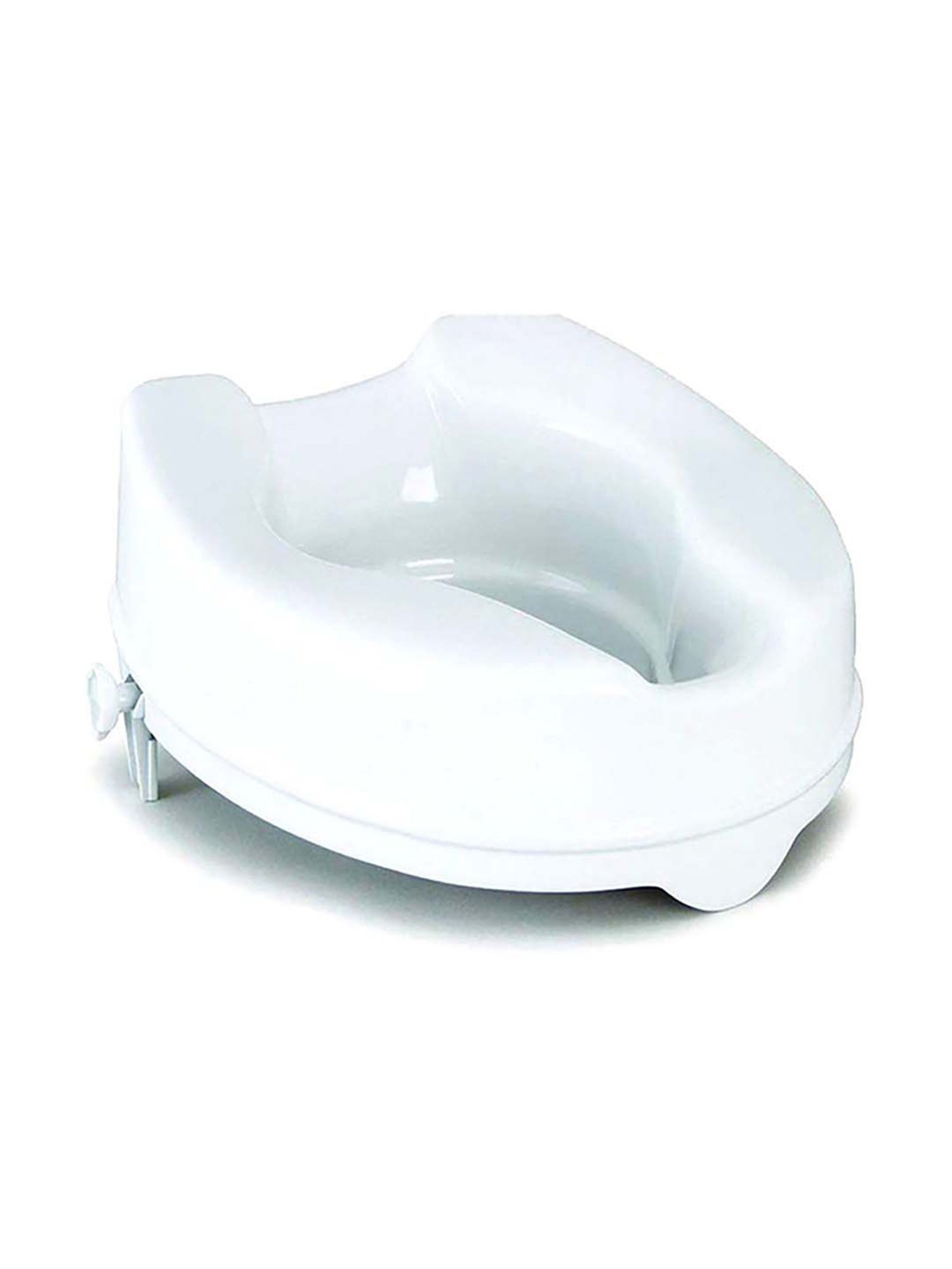 MCP 6 Inch Commode Raiser Elevated Toilet Seat (White)