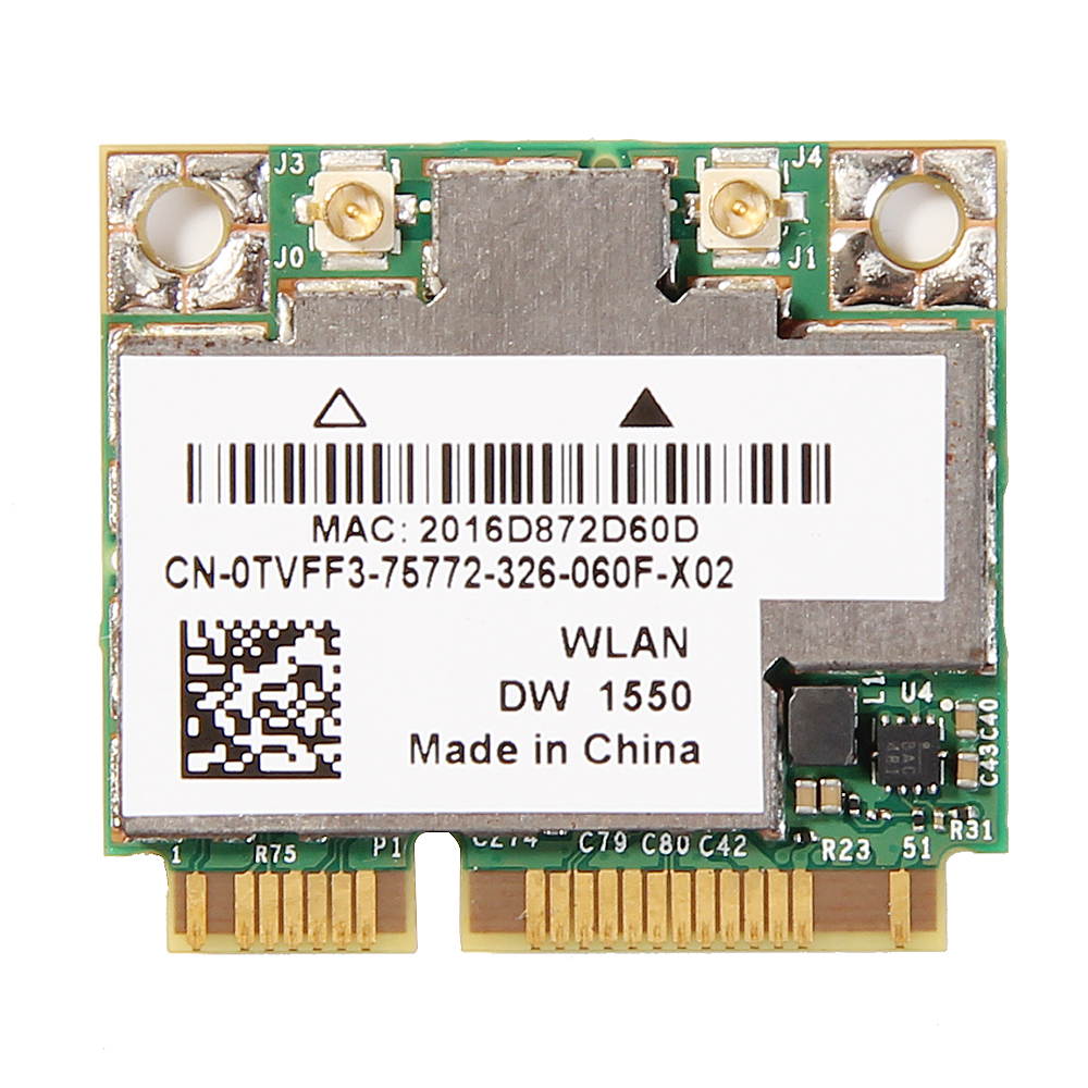 Dual Band For BCM94352HMB 867Mbps Wifi Bluetooth BT 4.0 Mini PCI-E Half Wireless WI-Fi Card BCM94352 802.11/ac DW1550