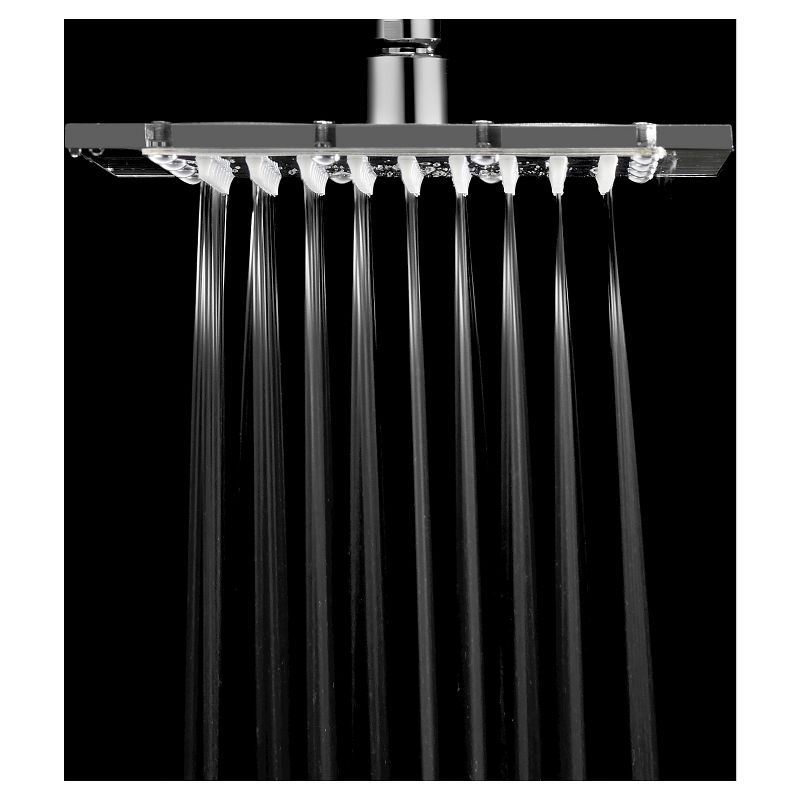 8" Rainfall Showerhead with Arm Stainless Steel - Hotelspa
