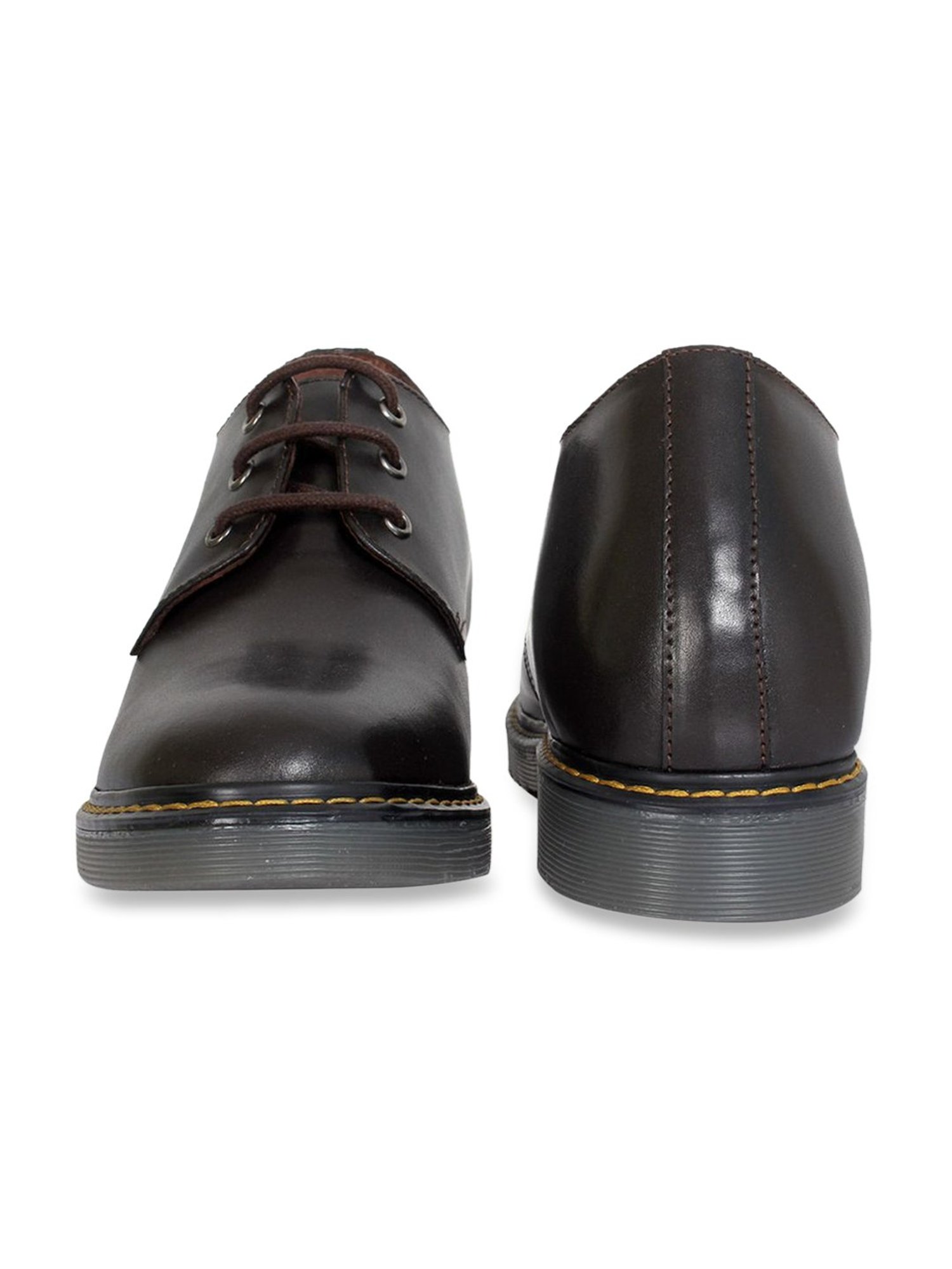 Celby Men's Height Increasing Brown Derby Shoes