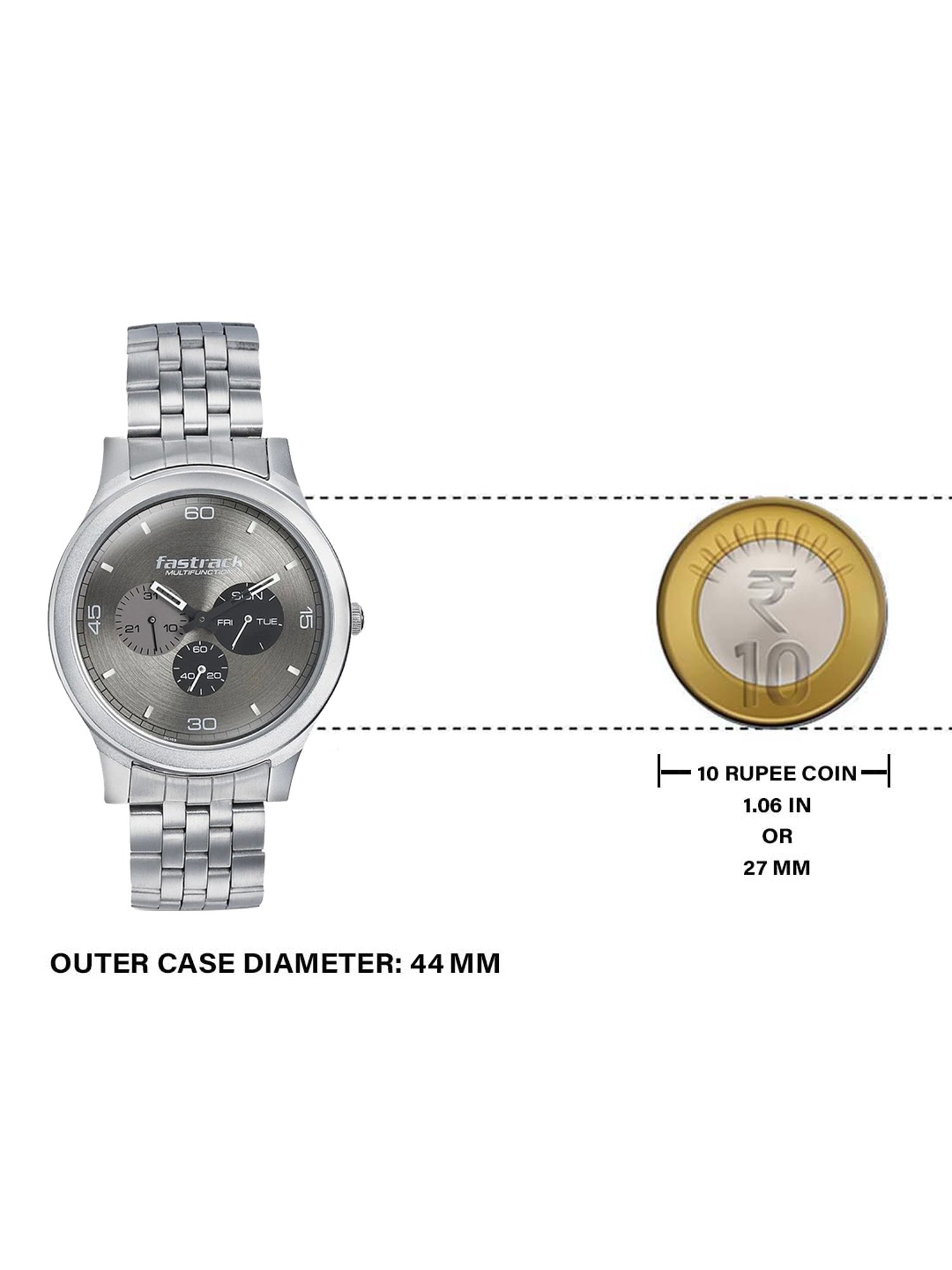 Fastrack 3252SM01 Dial it up Analog Watch for Men