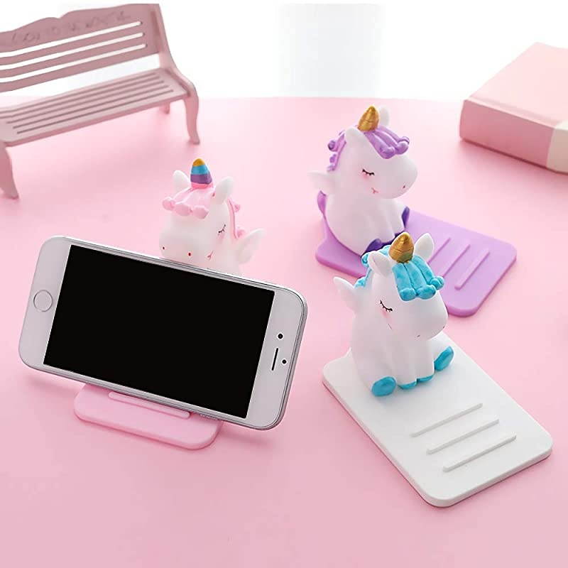 Phone Holder - 3 Pack Adjustable Stand - Lovely Animal Desktop Cell Phone Stand, Creative Cartoon Multi-Function Desk Phone Stand, Smartphone Dock, Accessories Desk, Gift for Girl
