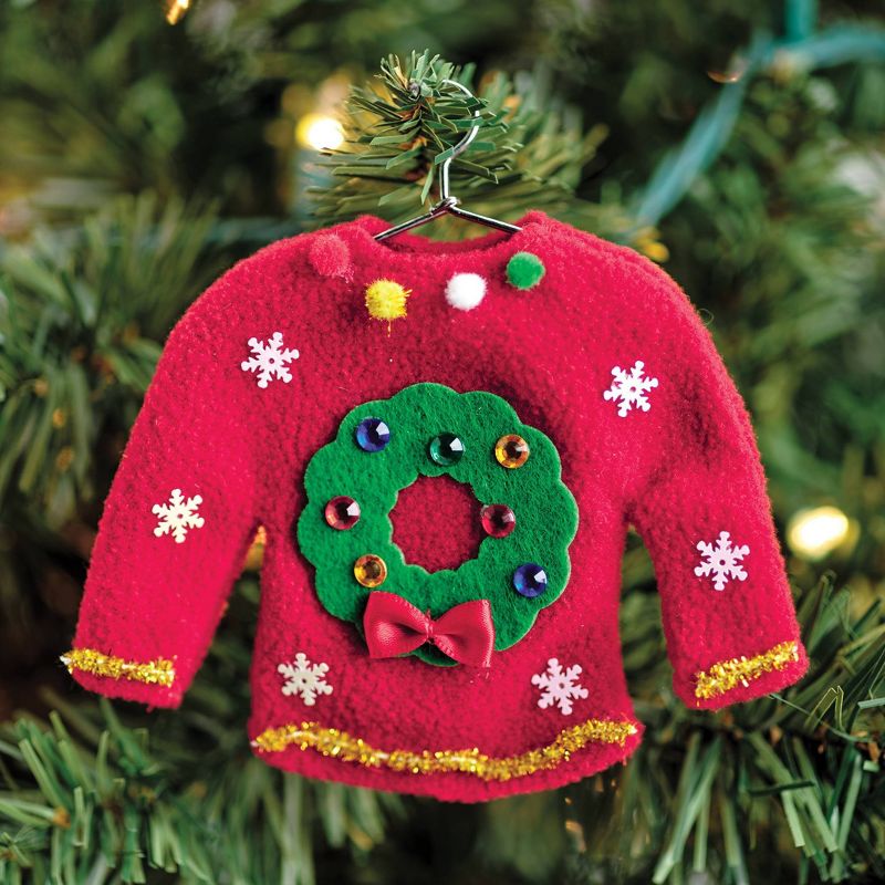 Creativity for Kids Holiday Sweater Ornaments Kit