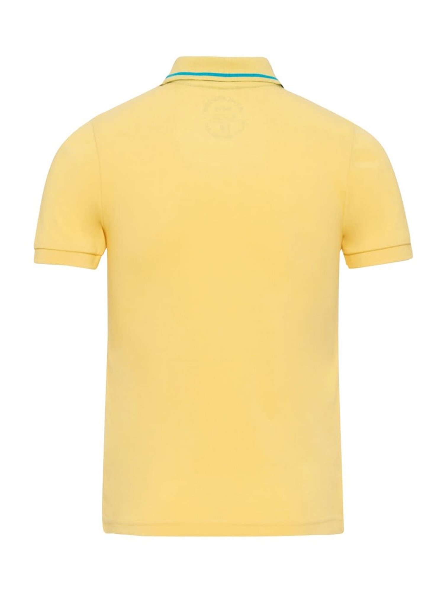 Jockey Kids Yellow Printed AB24 Polo T-Shirt