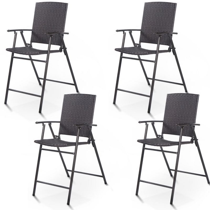 Ladder Barstool Seat Black - Riverstone Furniture Collection