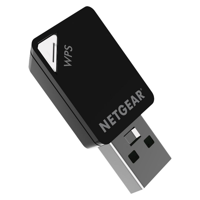 Netgear Wireless AC Adapter AC600 Dual Band - Black (A6100)