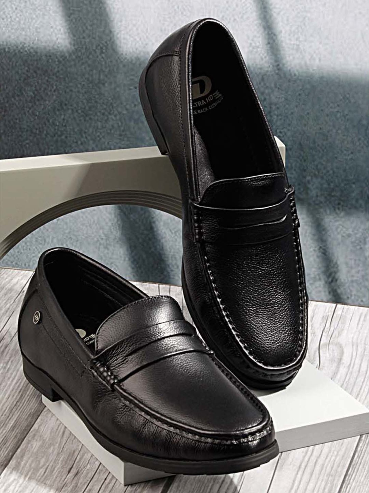 ID Men's Black Formal Loafers
