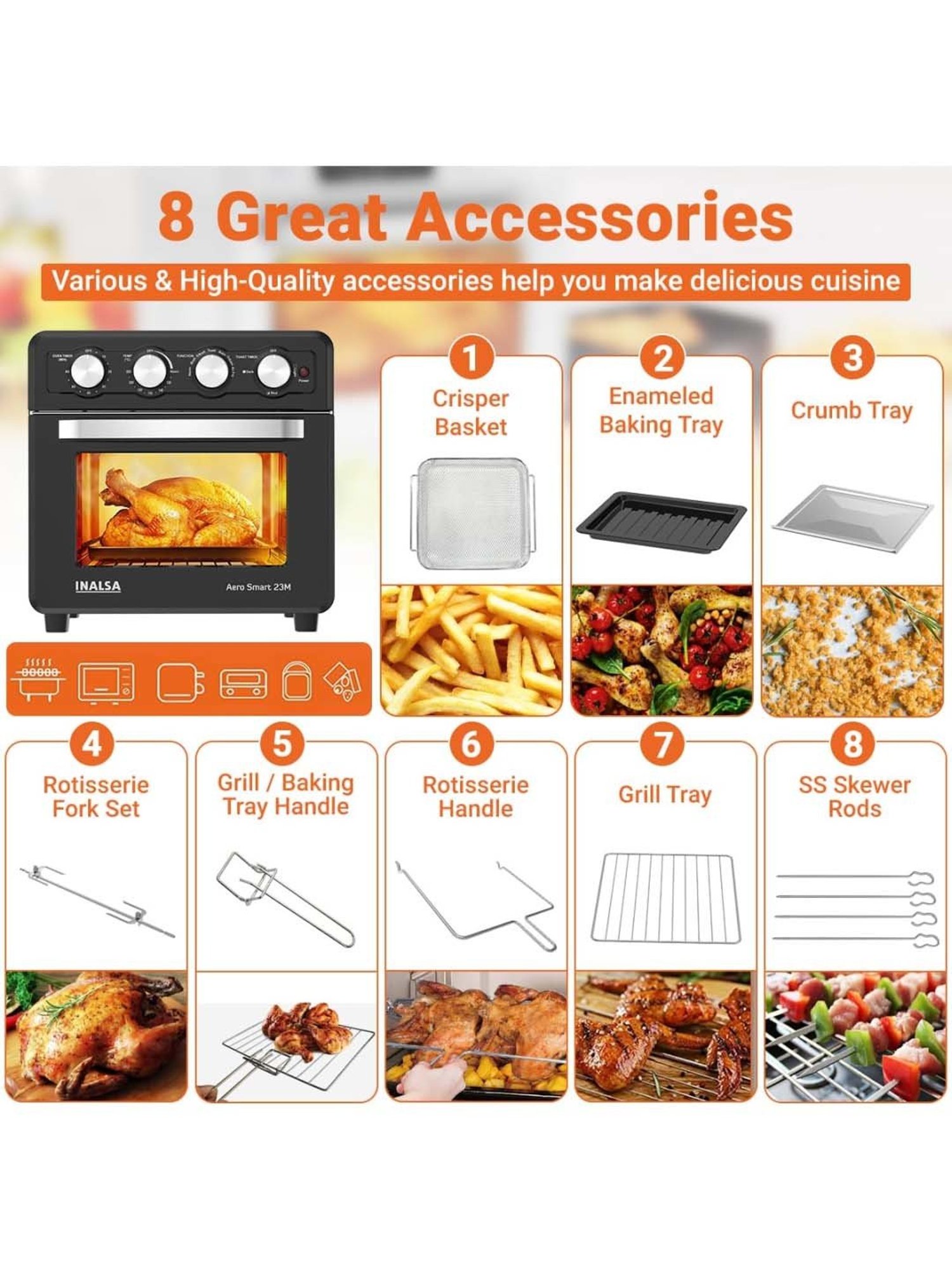 Prestige Nutrifry Black Plastic Electric Digital Touch Airfryer 4.5L