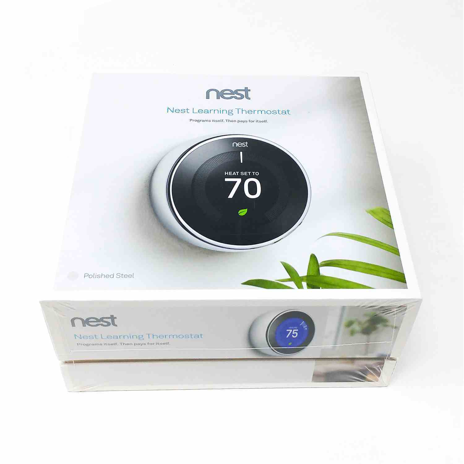 Nest Learning Thermostat - 3rd Generation, Stainless Steel