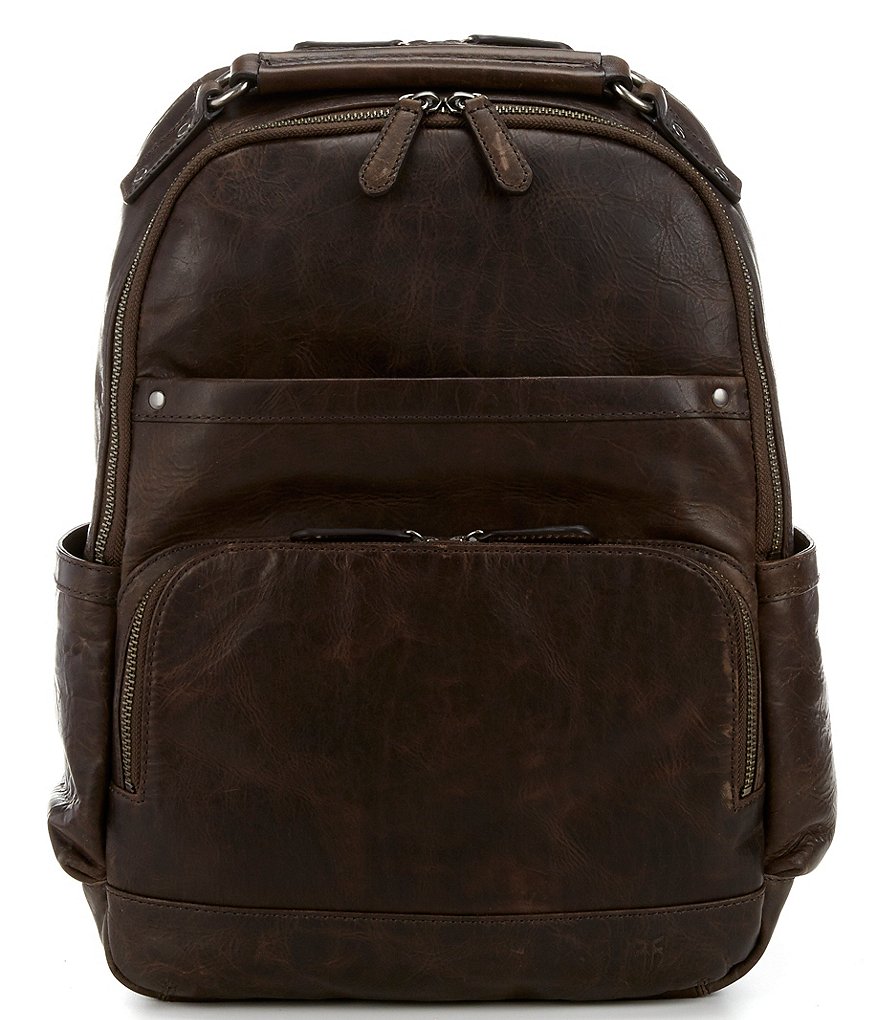 Frye Logan Burnished Leather Backpack