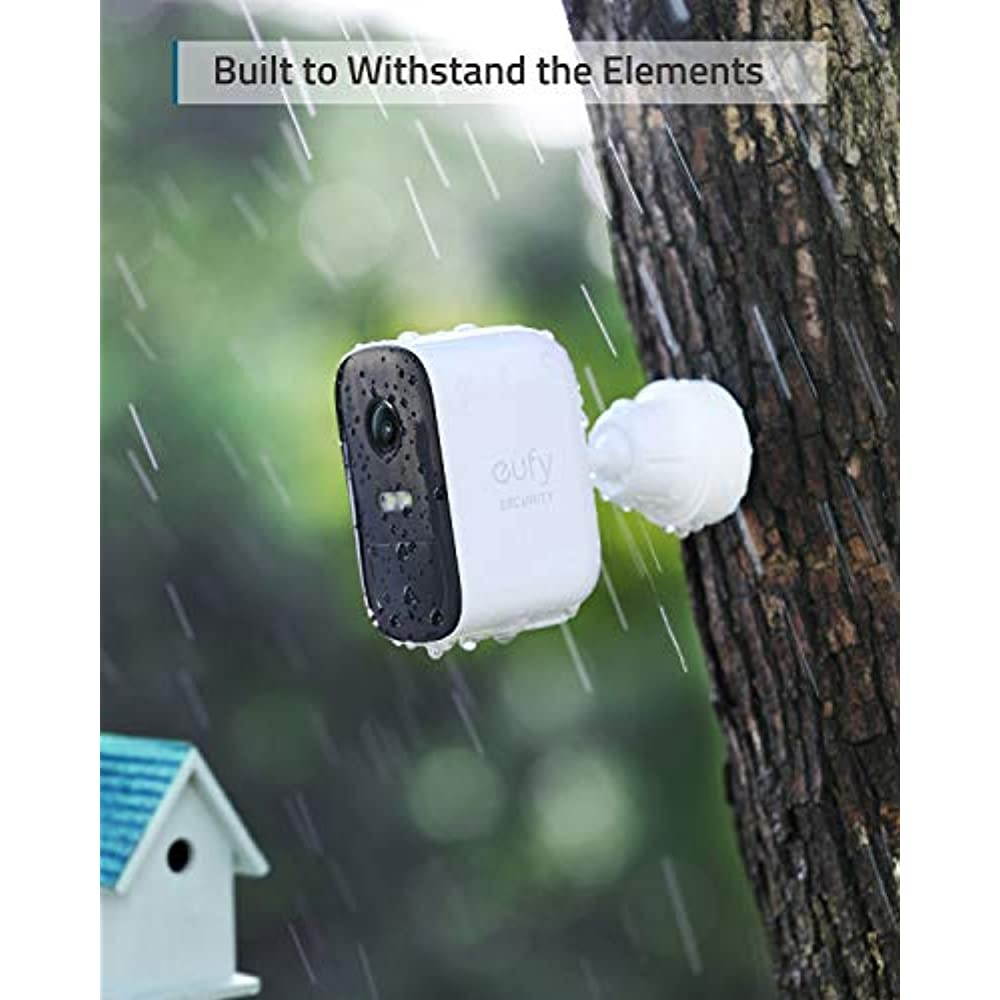 eufy Security, eufyCam 2C Pro 2-Cam Kit, Wireless Home Security System with 2K Resolution, 180-Day Battery Life, HomeKit Compatibility, IP67, Night Vision, and No Monthly Fee.